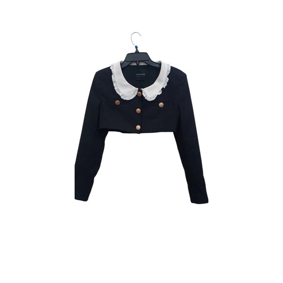 Underpass Korean style Peter Pan collar cropped wemens jacket Size S - Picture 4 of 13